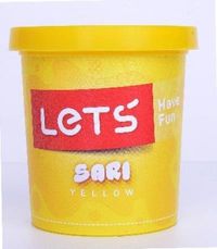  Lets Tek Renk Oyun Hamuru Neon Sarı 150Gr (L8340)