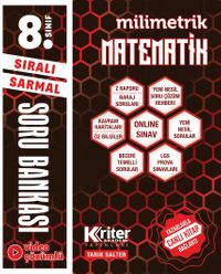 8. Sınıf LGS Sıralı Sarmal Milimetrik Matematik Soru Bankası