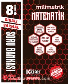 8. Sınıf LGS Sıralı Sarmal Milimetrik Matematik Soru Bankası - Tarık Salter