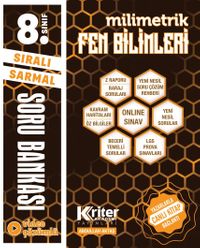 8. Sınıf LGS Sıralı Sarmal Milimetrik Fen Bilimleri Soru Bankası