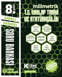 8. Sınıf LGS Sıralı Sarmal Milimetrik T.C. İnkılap Tarihi ve Atatürkçülük Soru Bankası