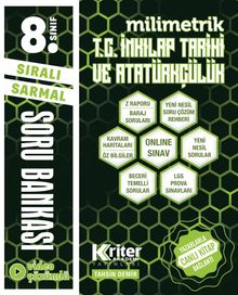 8. Sınıf LGS Sıralı Sarmal Milimetrik T.C. İnkılap Tarihi ve Atatürkçülük Soru Bankası