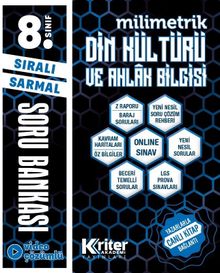 8. Sınıf LGS Sıralı Sarmal Milimetrik Din Kültürü ve Ahlak Bilgisi Soru Bankası