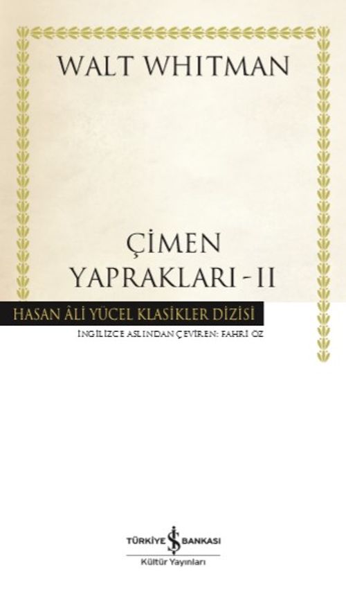 Çimen Yaprakları 2 (Ciltli) 