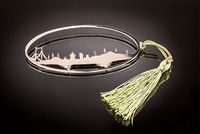 İstanbul Elips (Silüet) (Gümüş Kaplama Ayraç)