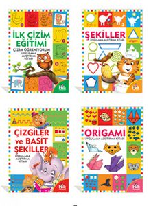 Sihirli Çizimler Seti (4 Kitap) - Kolektif