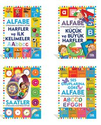 Eğlenceli Alfabe Seti (4 Kitap)