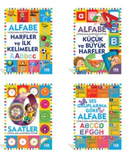Eğlenceli Alfabe Seti (4 Kitap)
