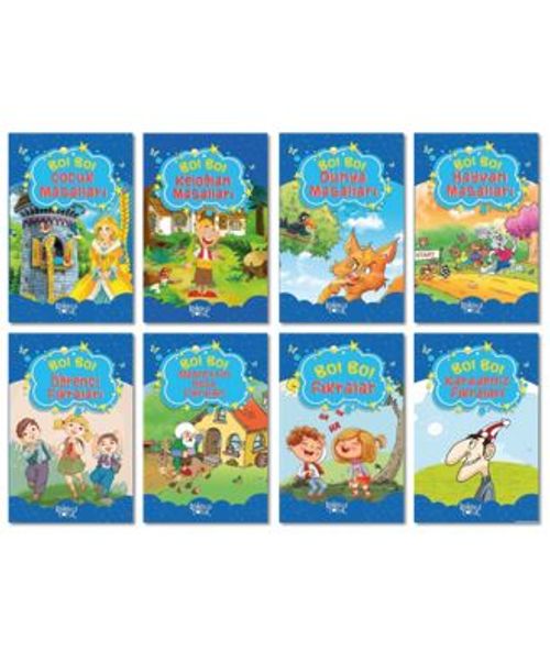 Bol Bol Fıkra ve Masallar Seti  (8 Kitap)