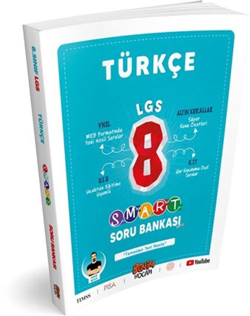 LGS 8. Sınıf Smart Serisi Türkçe Soru Bankası
