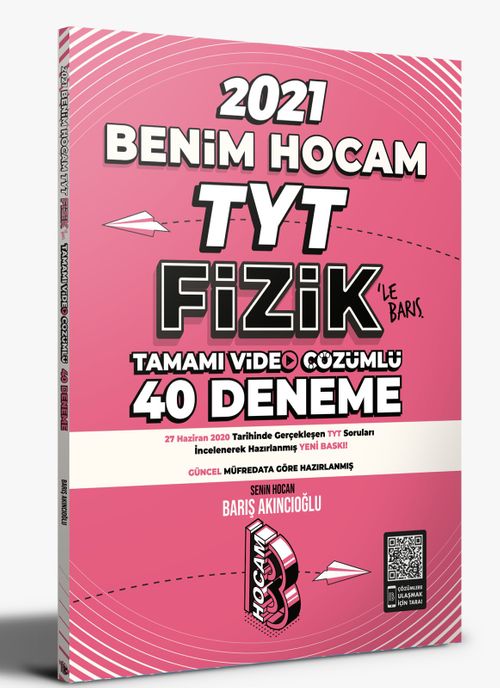 2021 TYT Fizik Tamamı Video Çözümlü 40 Deneme Sınavı