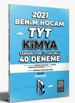 2021 TYT Kimya Tamamı Video Çözümlü 40 Deneme Sınavı