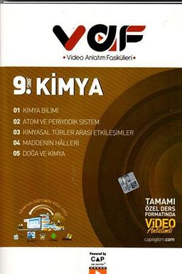 VAF 9. Sınıf Kimya Video Anlatımlı Fasiküller