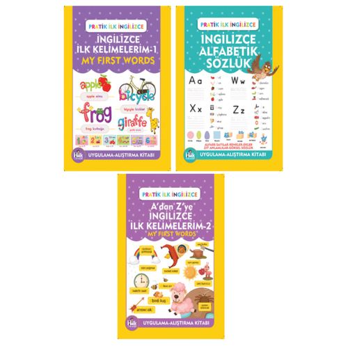 İngilizce Sözlük ve Kelimeler Seti (3 Kitap)