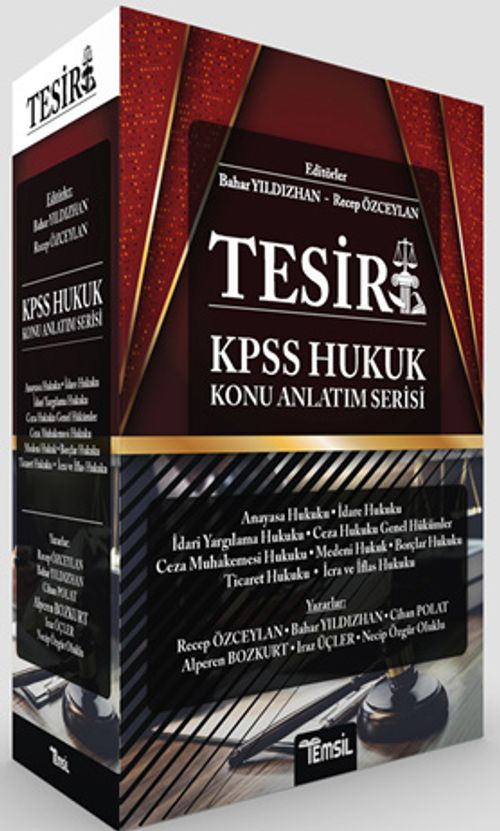 Tesir KPSS Hukuk Konu Anlatımı Serisi