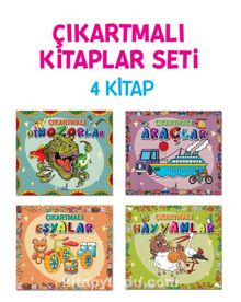 Çıkartmalı Kitaplar Seti (4 Kitap) - Bilinmeyen Yazar