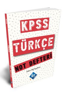 2021 KPSS Türkçe Konu Anlatımlı Not Defteri 