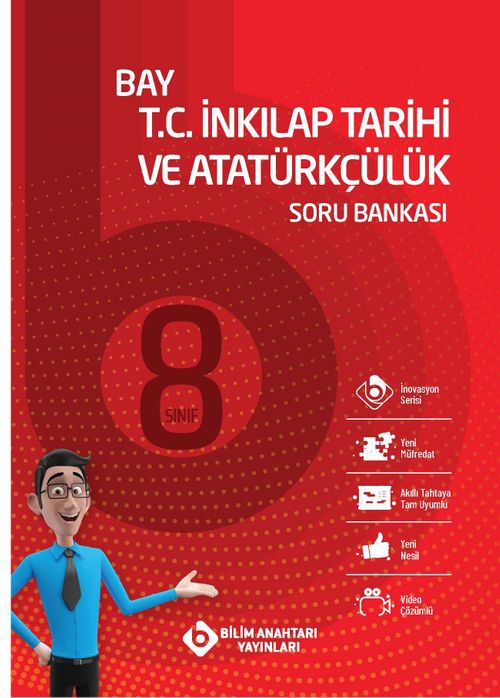 8. Sınıf LGS Bay T.C. İnkılap Tarihi ve Atatürkçülük Soru Bankası Soru Bankası