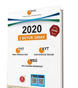 ÖSYM 2020 TYT AYT MSÜ Video Çözümlü Tıpkı Basım Orijinal Çıkmış