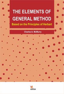 The Elements of General Method, Based on the Principles of Herbart 