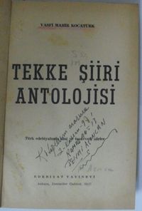 Tekke Şiiri Antolojisi Kod: 12-F-42