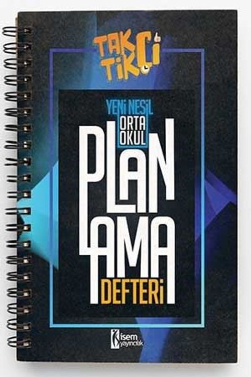 2021 Taktikçi Orta Okul Yeni Nesil Planlama Defteri