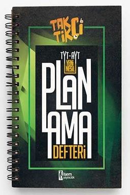 2021 TYT- AYT Taktikçi Yeni Nesil Planlama Defteri 