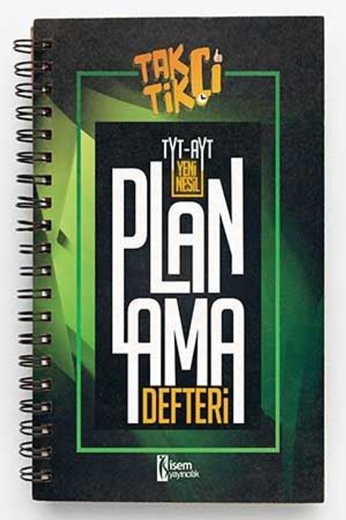 2021 TYT- AYT Taktikçi Yeni Nesil Planlama Defteri 