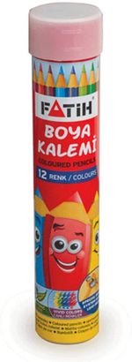 Fatih Tam Boy Tüplü Kuru Boya Kalem 12 li(FA33114KB12RTB)