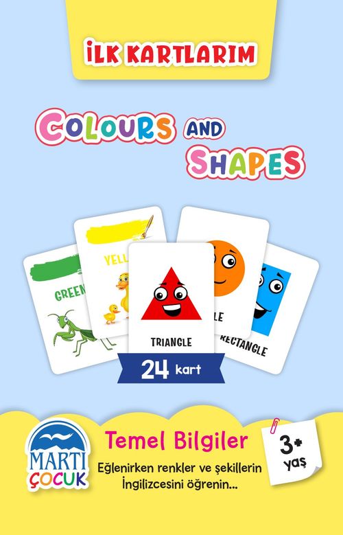 İlk Kartlarım - Colours and Shapes 