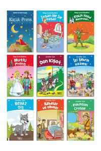 Çocuklar için Edebiyatı Seti (9 Kitap) 