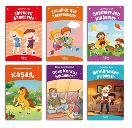 Çocuklar İçin Geleneksel Kitaplar Seti (6 Kitap) 