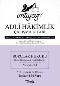 İmtiyaz  Adli Hakimlik Çalışma Kitabı Borçlar Hukuku (Genel Hükümler-Özel Hükümler)