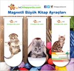 Magnetli Büyük Kitap Ayraçları / Kedi Temalı