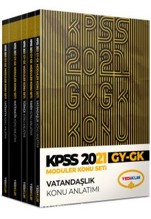 KPSS 2021 Genel Yetenek Genel Kültür Konu Anlatımlı Modüler Set (5 Kitap) - Kolektif