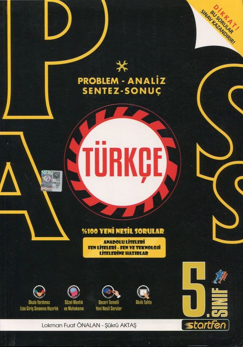 Pass 5. Sınıf Türkçe Soru Bankası