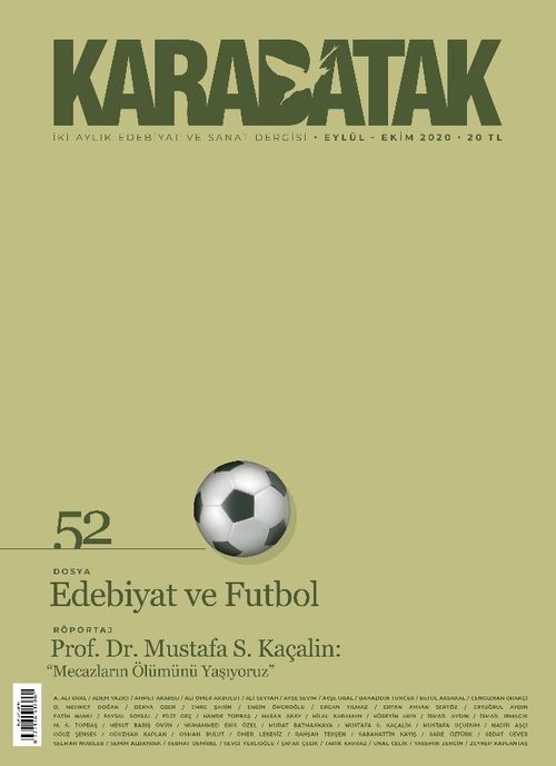 Karabatak İki Aylık Edebiyat ve Sanat Dergisi Sayı:52 Eylül-Ekim 2020
