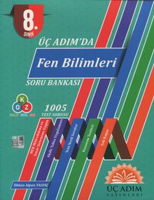 8. Sınıf Üç Adım'da Fen Bilimleri Soru Bankası