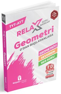 TYT-AYT Relax Geometri Soru Bankası 0'dan Başlayanlara 