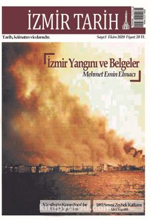 İzmir Tarih 6 Aylık Tarih Dergisi Sayı:1 2020