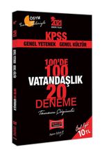 2021 KPSS Vatandaşlık 100'de 100 Tamamı Çözümlü 20 Deneme