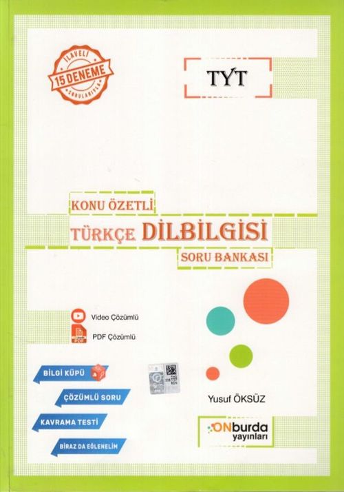 TYT Konu Özetli Türkçe Dilbilgisi Soru Bankası