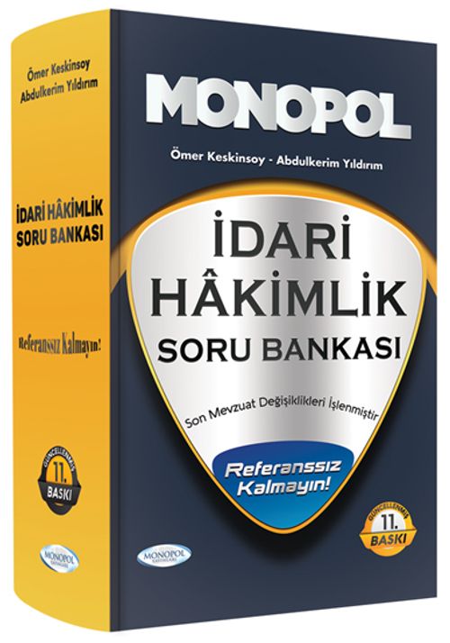 İdari Hakimlik Açıklamalı Soru Bankası 