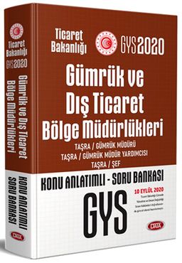 Gümrük ve Dış Ticaret Bölge Müdürlükleri Müdür - Müdür Yardımcısı - Şef Gys Konu Anlatımlı Soru Bankası 