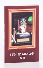 2021 Kediler Ajandası (Büyük Boy)