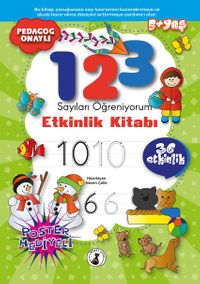 1,2,3 Sayıları Öğreniyorum Etkinlik Kitabı (36 Etkinlik)