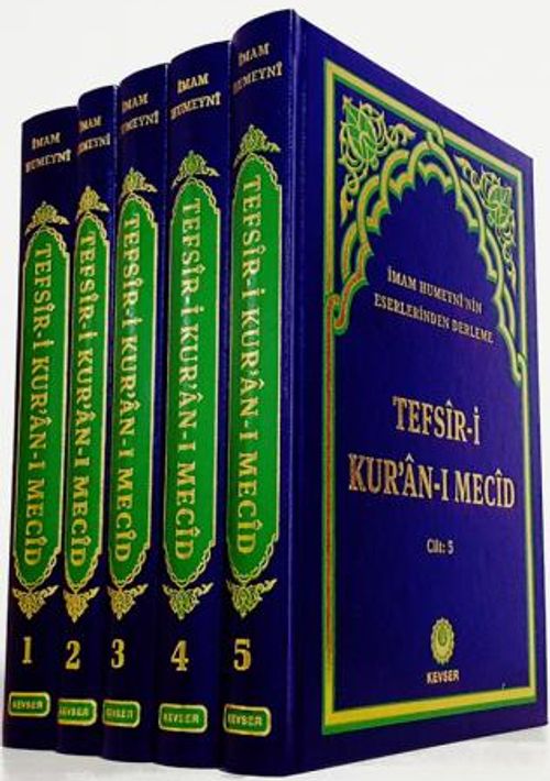 Tefsir-i Kur'an-ı Mecid (5 Cilt Takım) (İmam Humeyni ) Fiyatı
