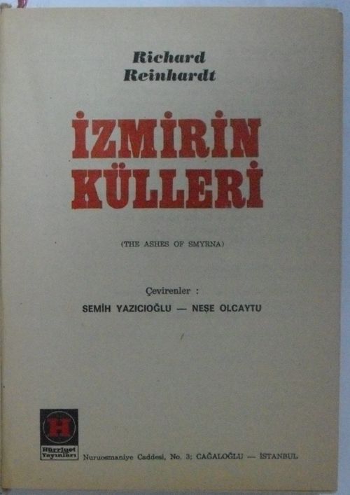 İzmirin Külleri Kod: 12-F-6
