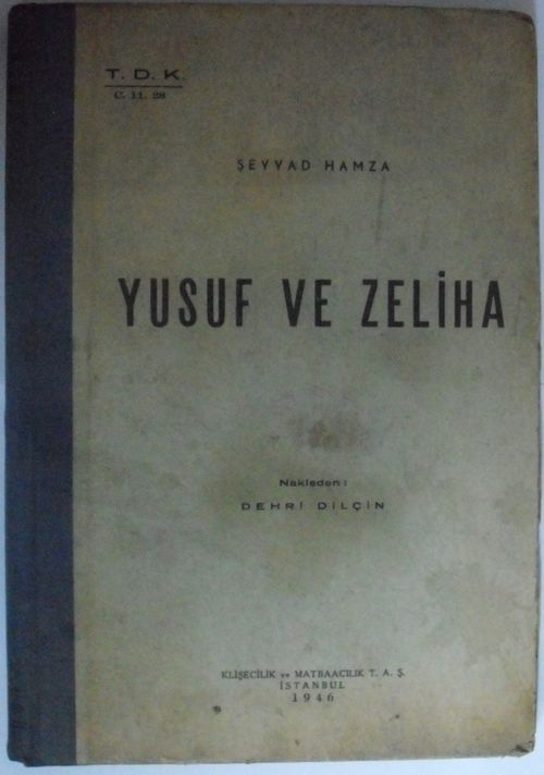 Yusuf ve Zeliha Kod: 12-F-8