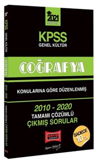 2021 KPSS Coğrafya Konularına Göre Düzenlenmiş Tamamı Çözümlü Çıkmış Sorular